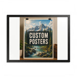 Custom Framed Photo Poster — Personalized Multi-Color Framed Print, Upload Your Own Photo