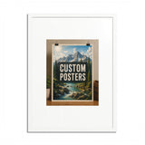Custom Framed Photo Poster — Personalized Multi-Color Framed Print, Upload Your Own Photo