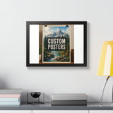 Custom Framed Photo Poster — Personalized Multi-Color Framed Print, Upload Your Own Photo