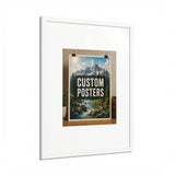 Custom Framed Photo Poster — Personalized Multi-Color Framed Print, Upload Your Own Photo