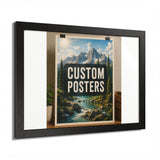 Custom Framed Photo Poster — Personalized Multi-Color Framed Print, Upload Your Own Photo