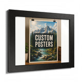 Custom Framed Photo Poster — Personalized Multi-Color Framed Print, Upload Your Own Photo
