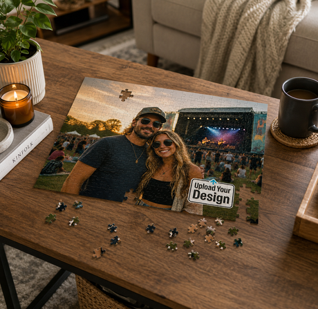 Custom Photo Jigsaw Puzzle with Tin