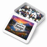 Custom Photo Jigsaw Puzzle with Tin