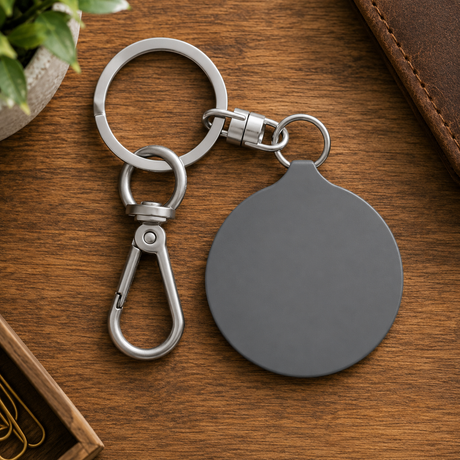 Personalized Round Keychain
