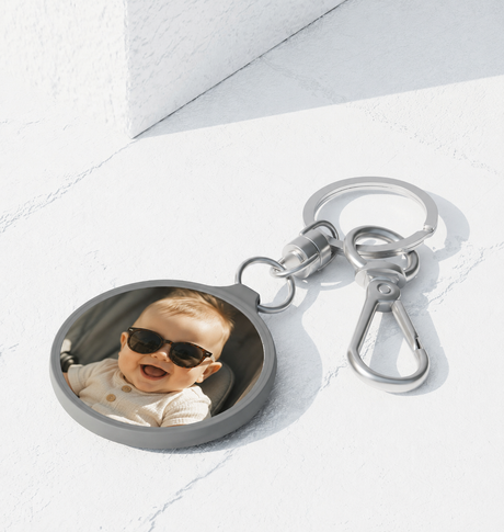 Personalized Round Keychain