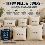 Square Throw Pillow Case