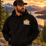 No Bad Vibes Up North Shirt | Retro Lake Life Hoodie | Cabin Camping Mountain Sunset Gift