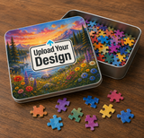 Custom Photo Jigsaw Puzzle with Tin - Personalized 252-Piece Gift